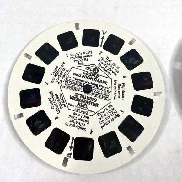Talking View-Master Caspers Ghostland Wendy Good Witch 2 Reel Set Missing Reel 1 - Picture 2 of 10